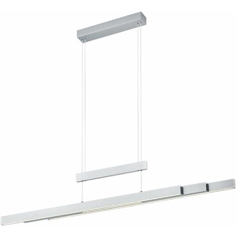 Lampada a Sospensione da Interno a LED in Metallo Nickel Opaco