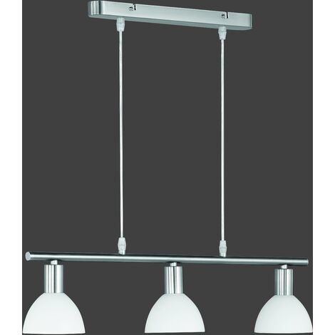 Lampada a Sospensione da Interno  E14 in Metallo Nickel Opaco