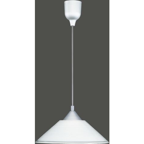 Lampada a Sospensione da Interno  E27 in Plastica Alluminio