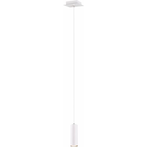 Lampada a Sospensione da Interno GU10 in Metallo Bianco