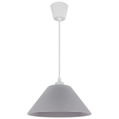 Lampada a sospensione da soffitto INKA 25 cm grigia