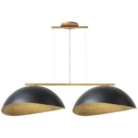 Lampada a sospensione decorativa Solar oro/nero 2xE27 Sigma