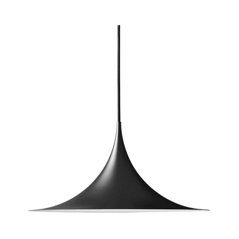 Image of Lampada a sospensione di design 'semi' in nero, bianco e oro E14 Colore Nero - Nero