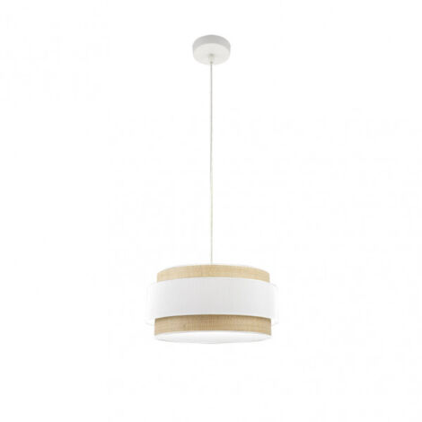Lampada a sospensione dimmerabile Kandy 1Light Natural/white FABRILAMP