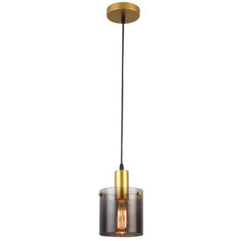 Lampada a sospensione Donati GOLD GOLD GLASS E27 1X MAX 40W L: 150 cm ø15cm dimmerabile