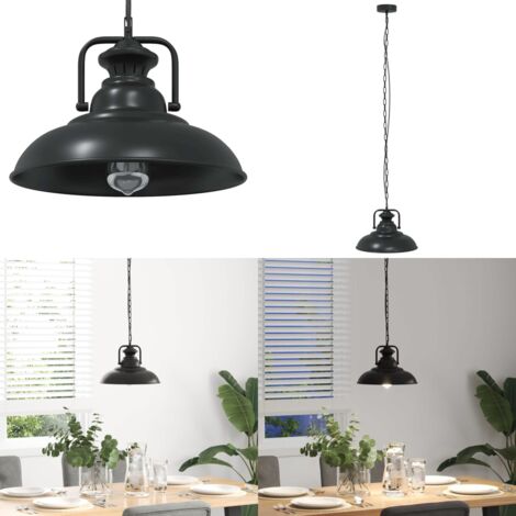 Lampada a Sospensione E27 Nero Ø31 cm in Metallo - Illuminazione - Design vintage