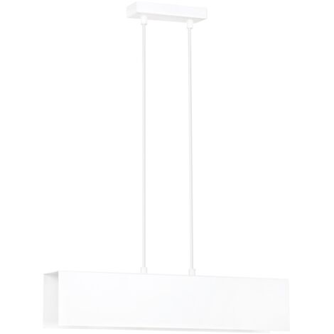Lampada a sospensione Emibig Gentor 2xE27 bianca 100cm