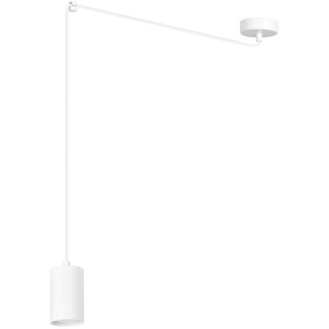 Lampada a sospensione Emibig Traker bianca 1xGU10 3m