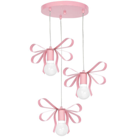 Lampada a sospensione EMMA ROSA 3xE27