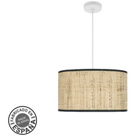 Lampada a sospensione fashion 2xe27 bianco/marrone scuro regx40x40cm c/diffusore