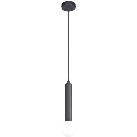Lampada a sospensione FILANO Italux nera/bianca G9 5W