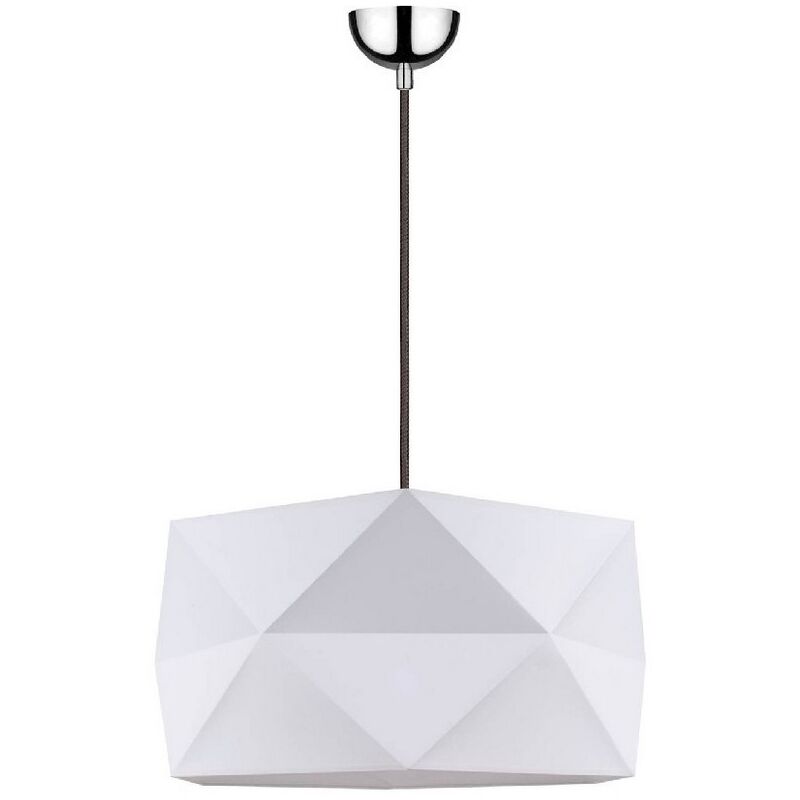 Lampada a Sospensione Finja, Metallo, Tessuto