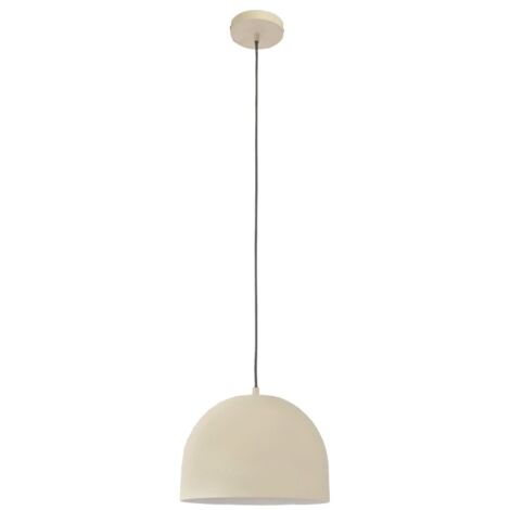 Lampada a sospensione Fres in beige per lampadina E27