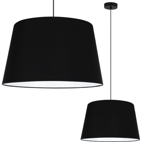 LAMPADA A SOSPENSIONE GAJA CONO NERO 1 PARALUME NERO PIATTO 44CM