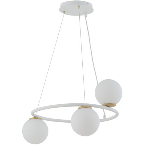 Lampada a sospensione Gama Anello bianco 3xG9 Sigma