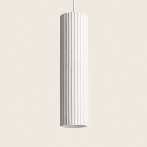 EFECTOLED Lampada a Sospensione Gesso Colum Bianco
