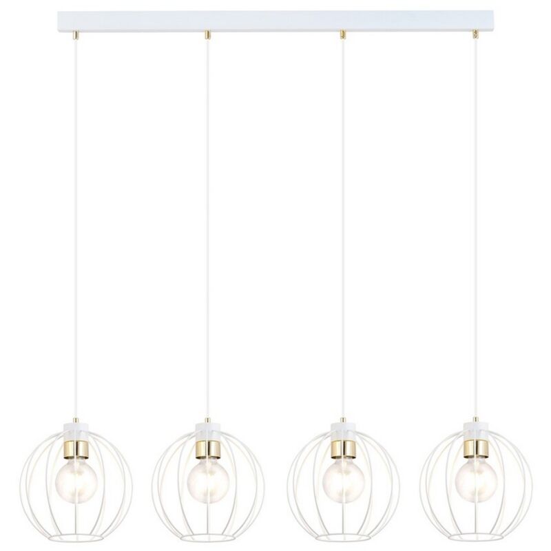 Lampada a Sospensione Gino, Acciaio verniciato a