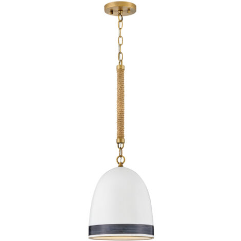 Lampada a sospensione Hinkley Nash ottone ceramica E27