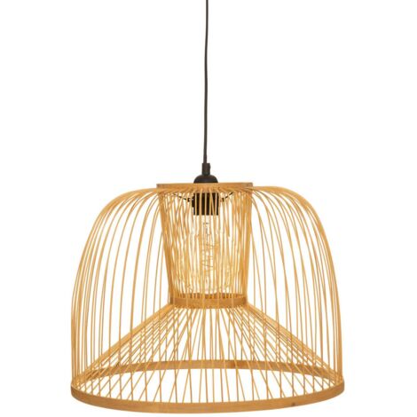 Lampada a sospensione in bambù amy d38cm - Atmosphera créateur d'intérieur