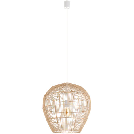 Lampada a sospensione in bambù Haiti M E27 25W Nowodvorski
