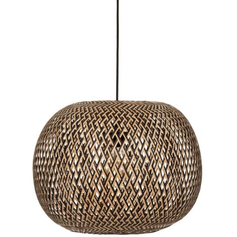 Lampada a sospensione in bambù sinai d47cm - Atmosphera créateur d'intérieur