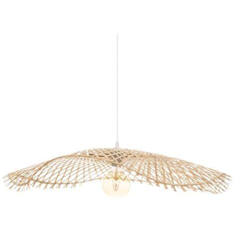 Lampada a sospensione in bambù tess d75cm - Atmosphera créateur d'intérieur