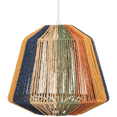 Lampada a sospensione in corda jily d29cm - Atmosphera créateur d'intérieur