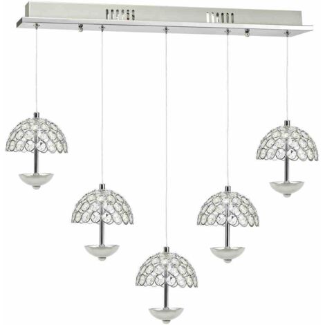 Lampada a sospensione in cristallo 25W LED VENUS ML317 Milagro