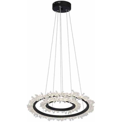 Lampada a sospensione in cristallo 60W LED FROZEN ML617 Milagro