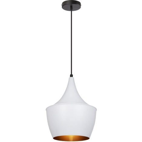 Lampada a Sospensione in Metallo Mercury Bianco