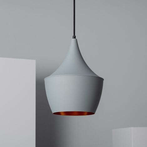 Lampada a Sospensione in Metallo Mercury Grigio