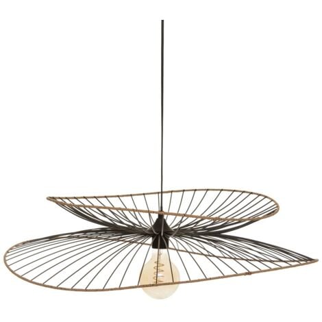 Lampada a sospensione in metallo nero alara d70cm - Atmosphera créateur d'intérieur