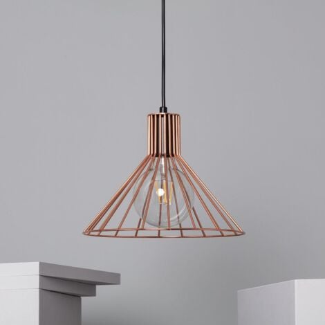 Lampada a Sospensione in Metallo Sakur Rosa