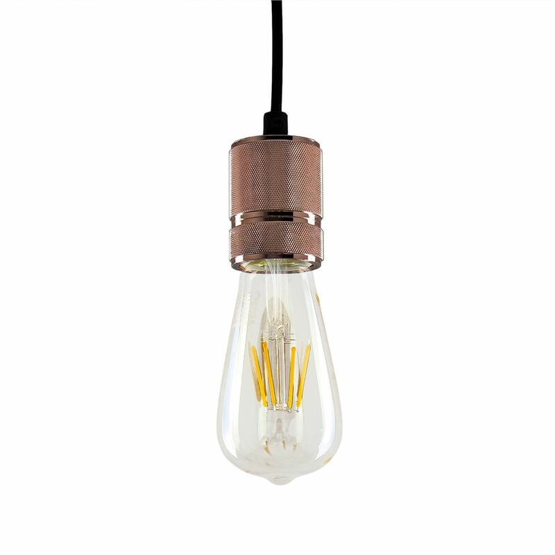 Image of Licht-erlebnisse - Lampada a sospensione in rame Design industriale Tavolo da pranzo cucina - Rame