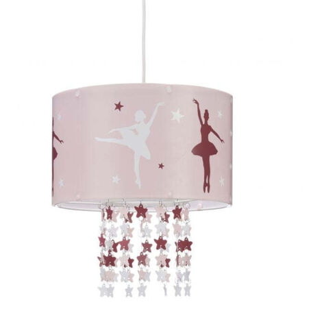 Lampada a sospensione in rosa
