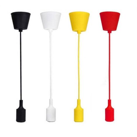Lampada a sospensione in silicone - E27 - 4 colori
