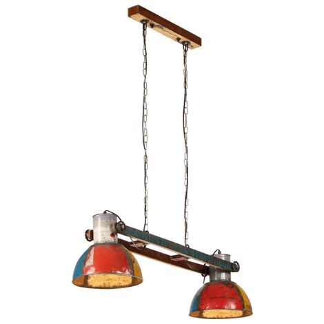 Lampada a Sospensione Industriale 25 W Multicolore 111 cm E27 vidaXL