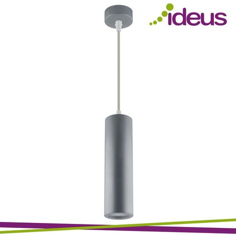 Lampada a sospensione industriale cromo tubo Ø6 GU10 Struhm