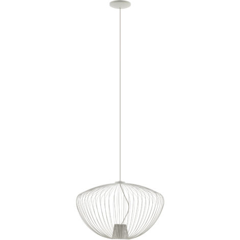 Lampada a sospensione industriale grigia Pumpkin M Nowodvorski
