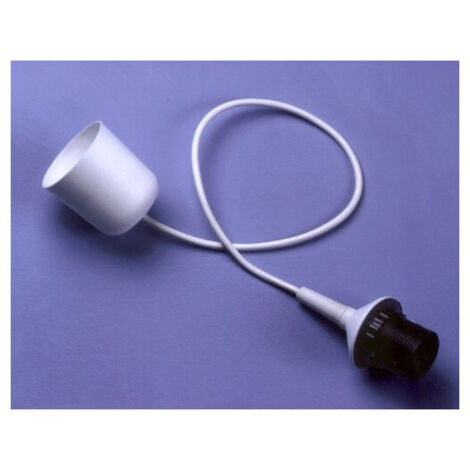 Lampada a sospensione interna in plastica bianca attacco e27 ip20 trio lighting paper pendel 3590010-01