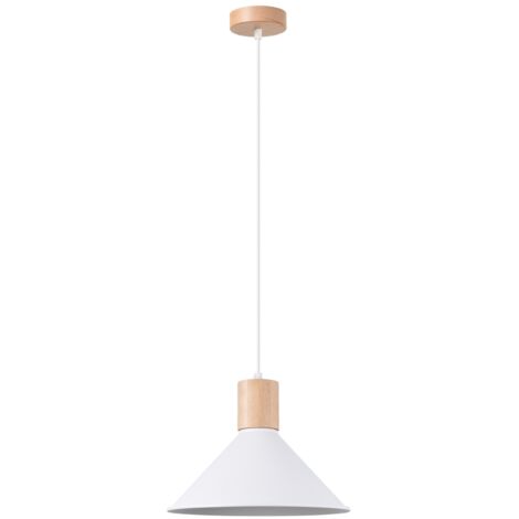Lampada a sospensione Jaga bianco 30x120x30cm Sollux