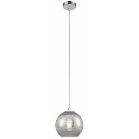 Lampada a sospensione Jaron Reality cromo Ø20 E27 40W