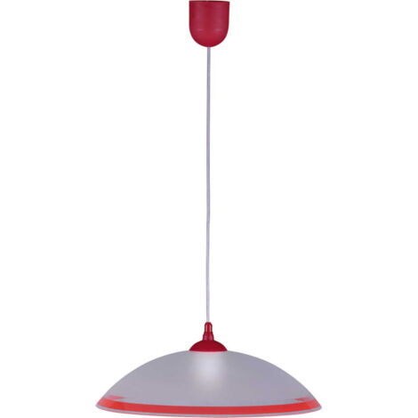 Lampada a sospensione Kaja UFO K3512 Ø40 bianco/rosso