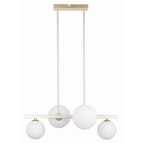 Lampada a sospensione KAMA 4 luci G9 ottone Candellux