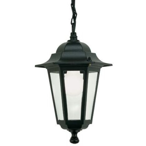 lampada a sospensione "kayak " nera, e27