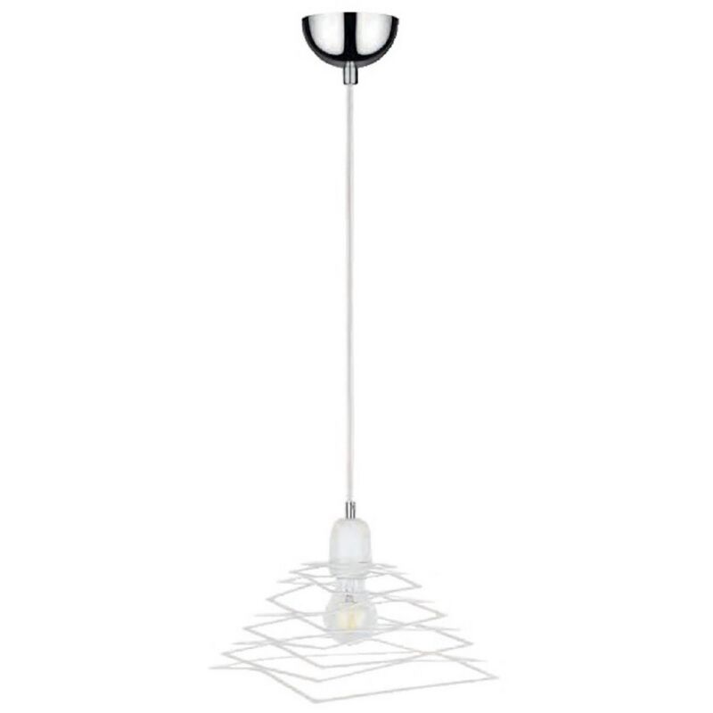 Lampada a Sospensione Komet, Metallo, Cromo