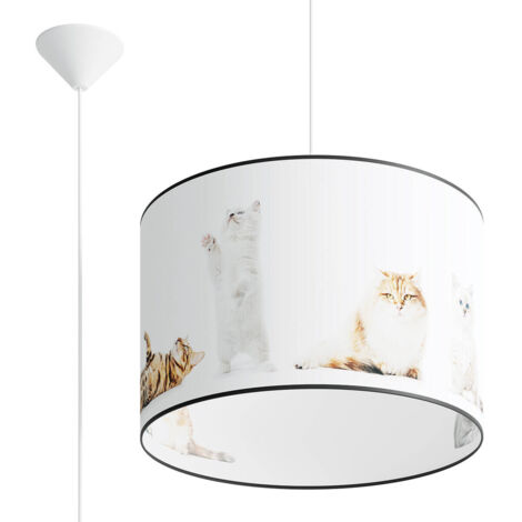 Lampada a sospensione Koty multicolore 40x95x40cm Sollux