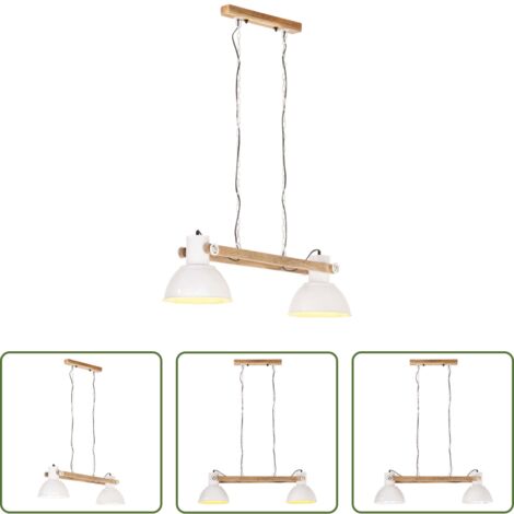 Lampada a sospensione -  Lampada a Sospensione Industriale 25 W Bianca 109 cm E27