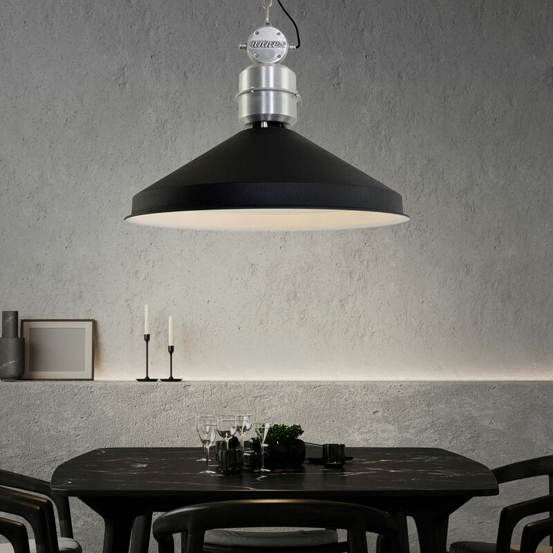 Image of Lampada a sospensione lampada a sospensione lampada a sospensione lampada da sala da pranzo lampada da cucina, regolabile in altezza, metallo nero