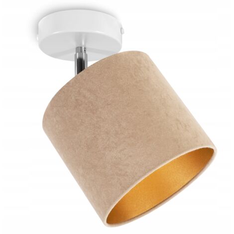 LAMPADA A SOSPENSIONE, LAMPADA DA PARETE, VELLUTO DORATO